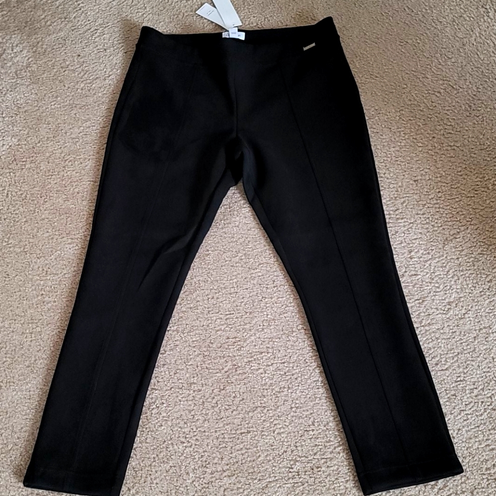 NWT Calvin Klein Faux Suede Pants